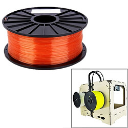 Wewoo Filaments transparents d'imprimante 3D de rouge PLA 1.75 millimètres 