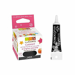 Scrapcooking Colorant alimentaire naturel en poudre Noir + Stylo glaçage noir