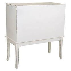 Meuble d'Entrée avec Tiroirs Alexandra House Living Blanc Bois d'épicéa Bois MDF 39 x 90 x 81 cm pas cher