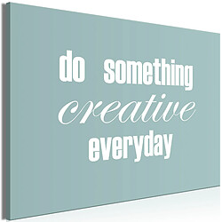 Artgeist Tableau - Do Something Creative Everyday (1 Part) Wide [120x80]