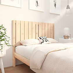 Maison Chic Tête de lit scandinave pour lit adulte,Meuble de chambre 125,5x4x100 cm Bois massif de pin -MN46148