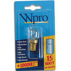 Wpro Ampoule E14 / T22 / 15W / 220V - Réfrigérateur, congélateur - GENERIQUE