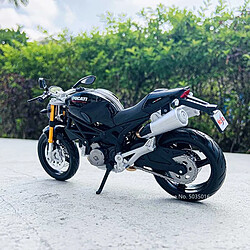 Universal 1: 12 Ducati Monster 696 Moulé sous pression Moto modèle Collection Cadeau Jouet Outil | Moulé sous pression.(Le noir)