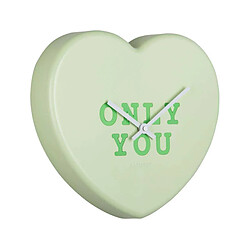 Karlsson Horloge à message Heart Candy vert clair. Horloge à message Heart Candy vert clair