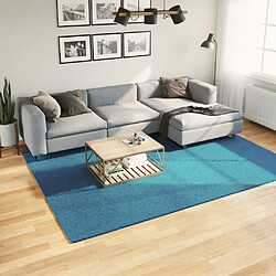 vidaXL Tapis OVIEDO à poils courts turquoise 200x280 cm