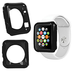 Duragadget Coque de protection NOIR pour Apple Watch (iWatch) montre écran 42mm