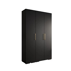 Abiks Meble Armoire Inova 3 À Portes Battantes 236,7/150/47 3 Portes (nero/d’oro)