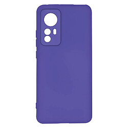 Avizar Coque pour Xiaomi 12T et 12T Pro Semi-rigide Soft-touch Fine violet