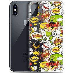 Caseink Coque arrière Apple iPhone Xs / X (5.8 ) Crystal Gel HD [ Nouvelle Collection - Souple - Antichoc - Imprimé en France] Bim Bam Boom