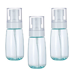 Avis 3pcs Vide En Plastique Fine Brume Vaporisateur Bouteille De Parfum Conteneur Atomiseur 60 Ml Bleu