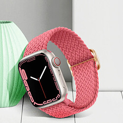 Acheter Avizar Bracelet pour Apple Watch 41mm / 40mm / 38 mm Nylon Tressé Respirant rose