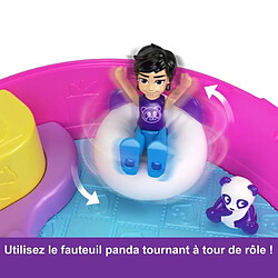 Polly Pocket-Panda Bubble Tea-Coffret avec 2 mini-figurines et panda HWN95 pas cher