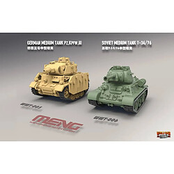 Meng Maquette Char World War Toons German Medium Tank Panzer Iii