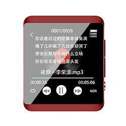 Universal M5 Bluetooth MP3 Player Full Touch Screen 8 Go Sport Clip Mini Music MP3 With FM, Recording, Ebook, Clock, Podomètre |