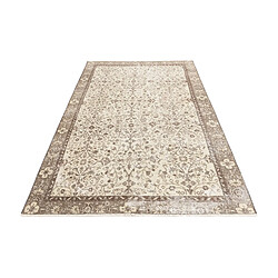 Avis Vidal Tapis de laine 249x145 beige Ultra Vintage