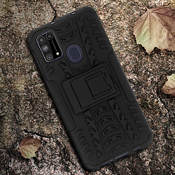 Avis Avizar Coque Galaxy M21 / M31 / M30s Protection Bi-matière avec Béquille Support Noir