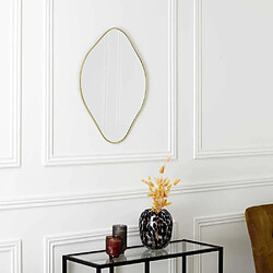 The Home Deco Factory Miroir contour doré Losange Come.