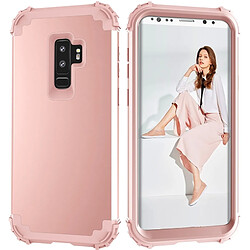 Wewoo Coque renforcée pour Samsung Galaxy S9+ - Or rose