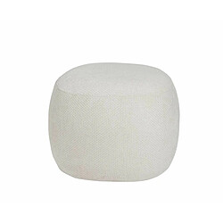 Pouf Alexandra House Living Audry Blanc Polyester 50 x 38 x 50 cm