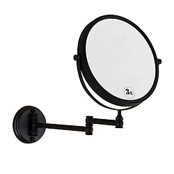 Universal Miroir de salle de bains montage mural 8 pouces laiton loupe huile noire pliant miroir de maquillage miroir de maquillage madame cadeau |