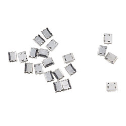 20 Pcs Micro USB Type B Femelle Socket 180 Degrés 5Pin SMD À Souder LW