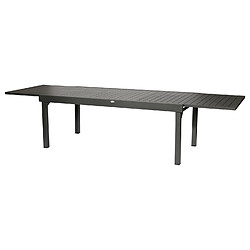 Avis Hesperide Table de jardin extensible 12 Personnes Piazza - L. 200/320 cm - Graphite