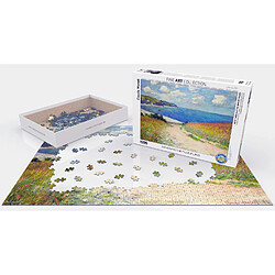 Eurographics Chemin à Travers Les Champs de blé par Claude Monet Puzzle (1000 pièces)