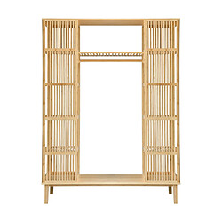 Avis Helloshop26 Garde-robe à 2 portes coulissantes 185 x 140 x 45 cm 03_0008153