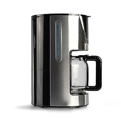 Avis Livoo Cafetière programmable Machine à café INOX GRISE 900W 12-tasses-minuteur LCD de 24-heures-acier inoxydable haute qualité