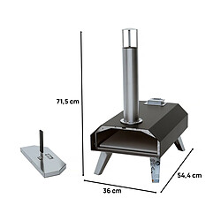 Avis Habitat Et Jardin Four a pizza à pellets Master - 36 x 54.4 x 71.5 cm