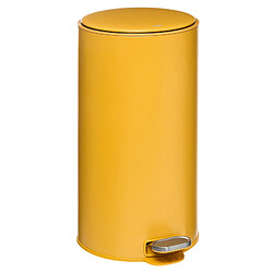 Atmosphera, Createur D'Interieur Poubelle métal "delta" 30 litres atmosphéra - ocre