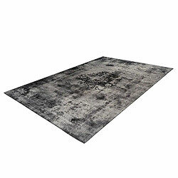 Acheter Paris Prix Tapis Rétro à Poils Courts Vintage Gris 160 x 230 cm