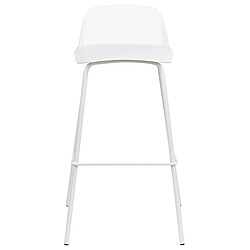 Acheter Beliani Tabouret de bar Blanc MORA