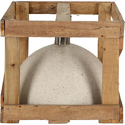 Avis Esschert Design Pied de parasol granit 31,5kg blanc.