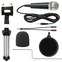 Universal Microphone PC téléphone portable 3.5mm maison studio condenseur microphone pour enregistrement