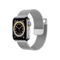 Eko Bracelet pour Apple Watch 38/40/41mm en acier inoxydable type milanais Argent