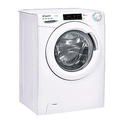 Lave-linge hublot pose libre CANDY CS 128TXME-S - 8 kg - Moteur Induction - Largeur 60 CM - 1200 trs/min - Blanc