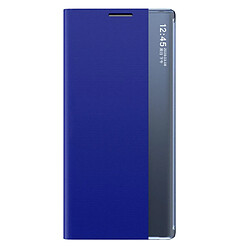 Coque en TPU + PU antichoc, auto-absorbé bleu pour votre Samsung Galaxy S22