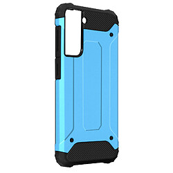 Avizar Coque Samsung Galaxy S21 Plus Hybride Design Relief Antichute bleu