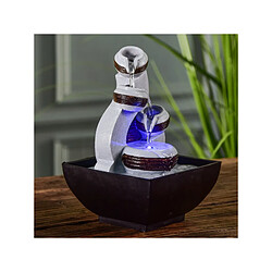 Ac-Deco Fontaine Kara - L 13 x l 12 x H 18 cm - LED pas cher