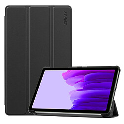 Enkay Etui en PU Réveil automatique en veille avec support tripliure et porte-stylo noir pour votre Samsung Galaxy Tab A7 Lite 8.7 pouces T220/T225