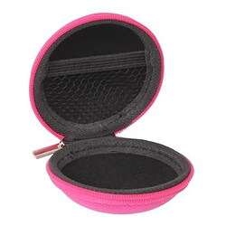 Wewoo Etui Casque / Ecouteurs Magenta pour / écouteur Boîte de sac de transport de style grille