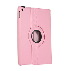 Avis Etui en PU litchi avec support rose pour votre Apple iPad 10.2 (2019)