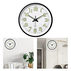 Avis Horloge Murale Moderne De Lumière De Nuit Horloges Murales à Quartz Pour Chambre à Coucher Noir