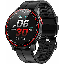 Chrono SmartWatch Fitness Tracker Montre avec Moniteur de Fréquence Cardiaque Moniteur de Pression Artérielle Suivi du Sommeil Tracker d'Activité avec Écran Tactile de 1,3 Pouces IP68 Podomètre Étanche Smartwatch pour Femmes et Hommes(noir)