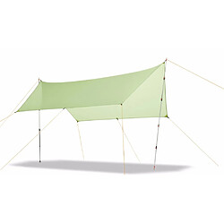 Universal Tente en tissu double fil ultra-légère 3m protection contre la pluie auvent extérieur randonnée et sanctuaire de randonnée(Vert)