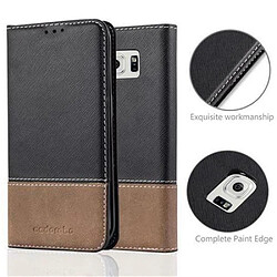 Avis Cadorabo Coque Samsung Galaxy S6 EDGE Etui en Noir