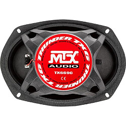 Avis MTX TX669C Haut-parleurs coaxiaux 16x23cm 6x9 2 voies 120W RMS 4O châssis alu tweeter néodyme dôme soie bobine TSV TIL