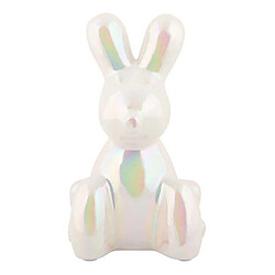 Avis Pt' Statue en céramique Balloon Bunny blanc.