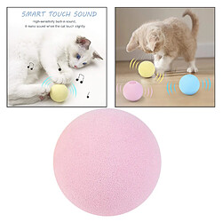 Jouet Pour Chat Interactive Roll Motion Ball Rechargeable Cataire Jouet Rose